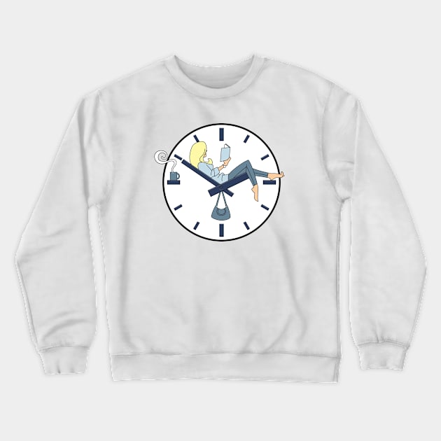 Relax time Crewneck Sweatshirt by StefanAlfonso